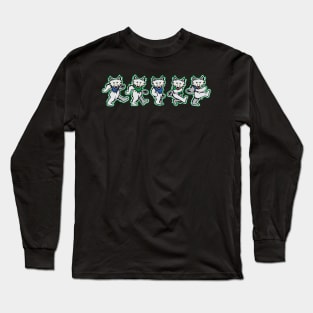 Dancing Grateful Wolves Long Sleeve T-Shirt